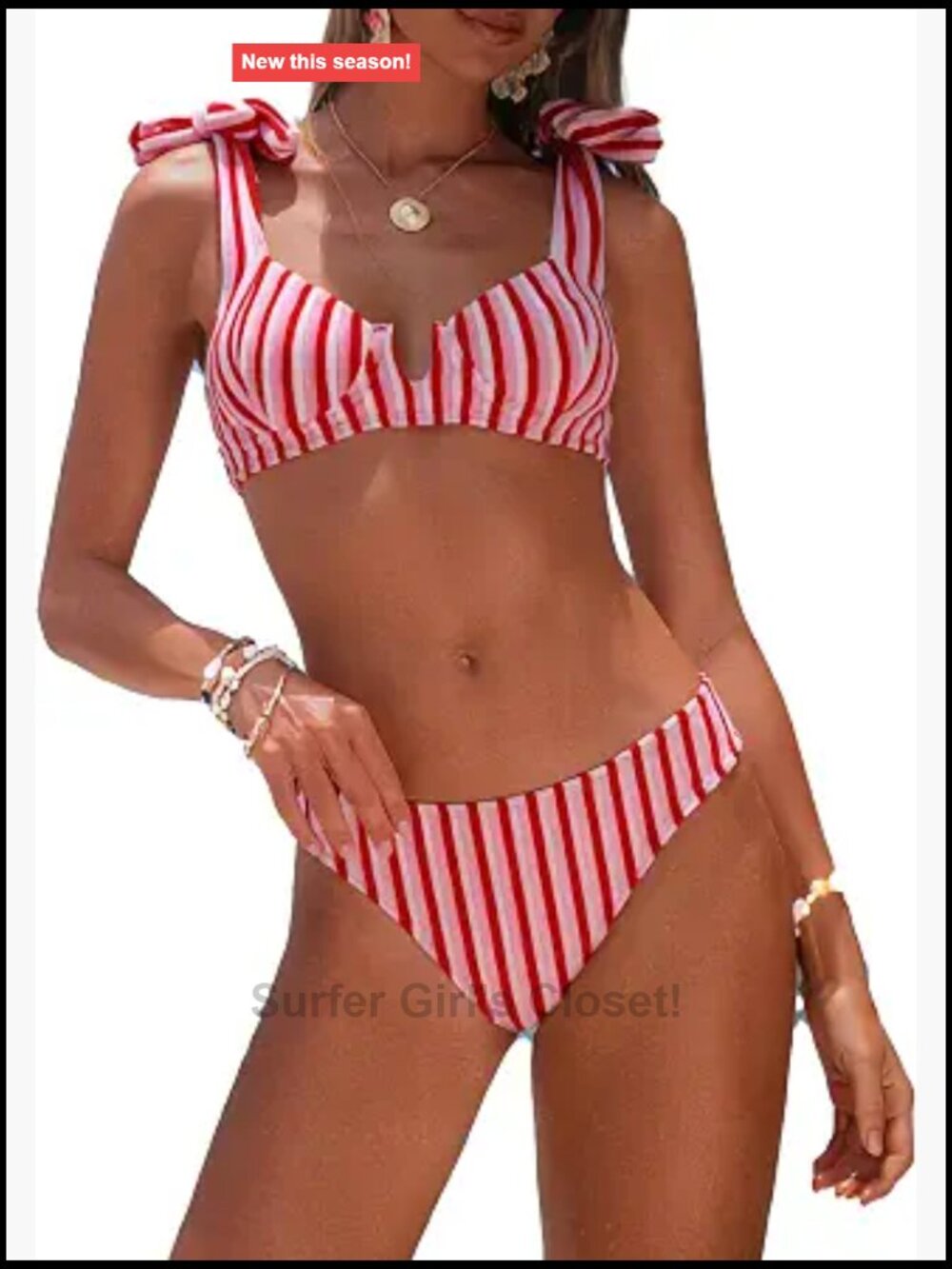 Women's Terry Cloth Bikini Set Underwire High Leg Swimsuit